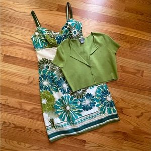 Ann Taylor Dress 2 w/Shrug XS